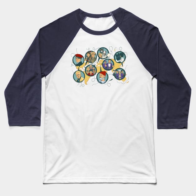 Wes World Baseball T-Shirt by Motski